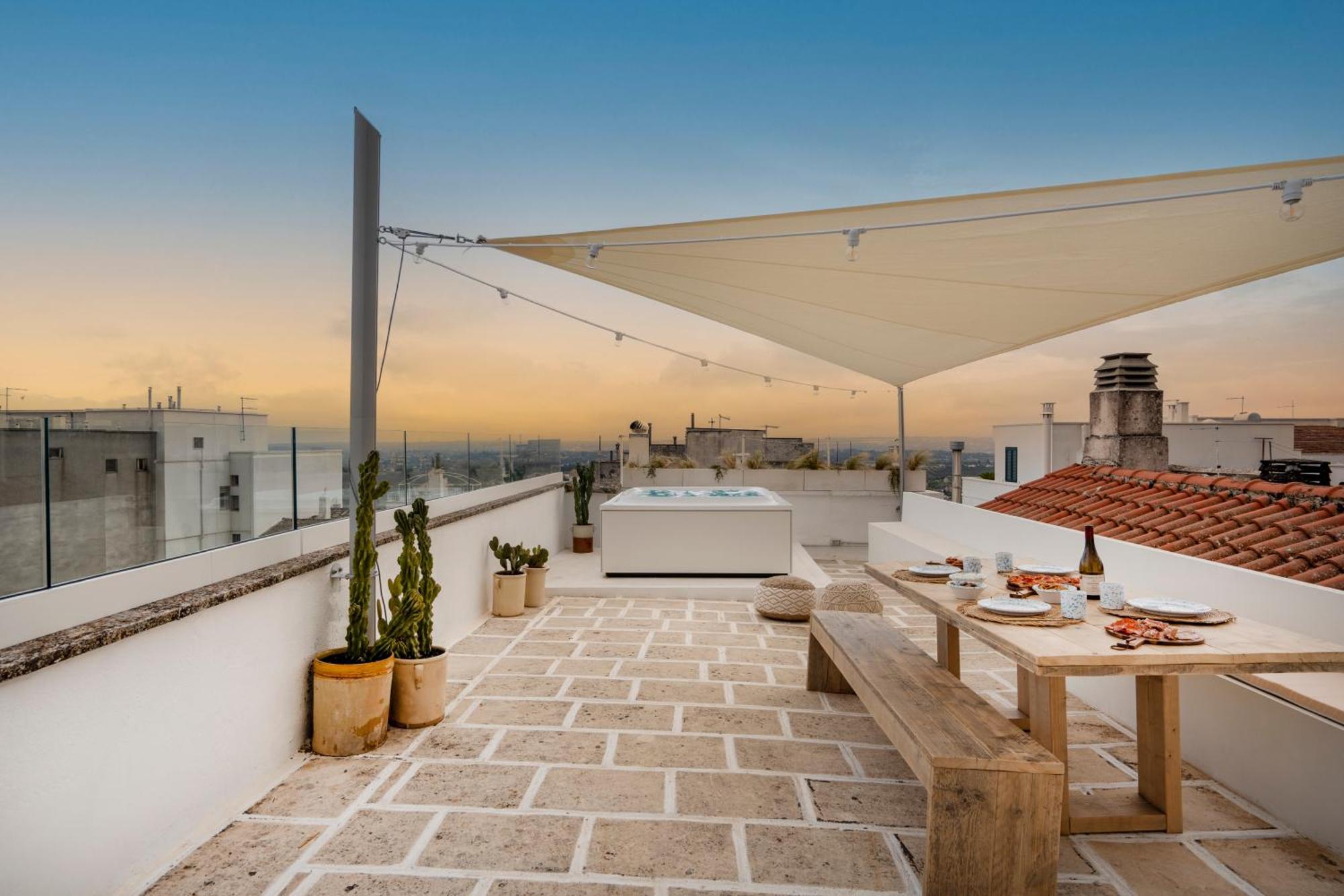 Apartamento Casa U Burie, Casa Design Con Terrazza Panoramica E Jacuzzi Cisternino Exterior foto