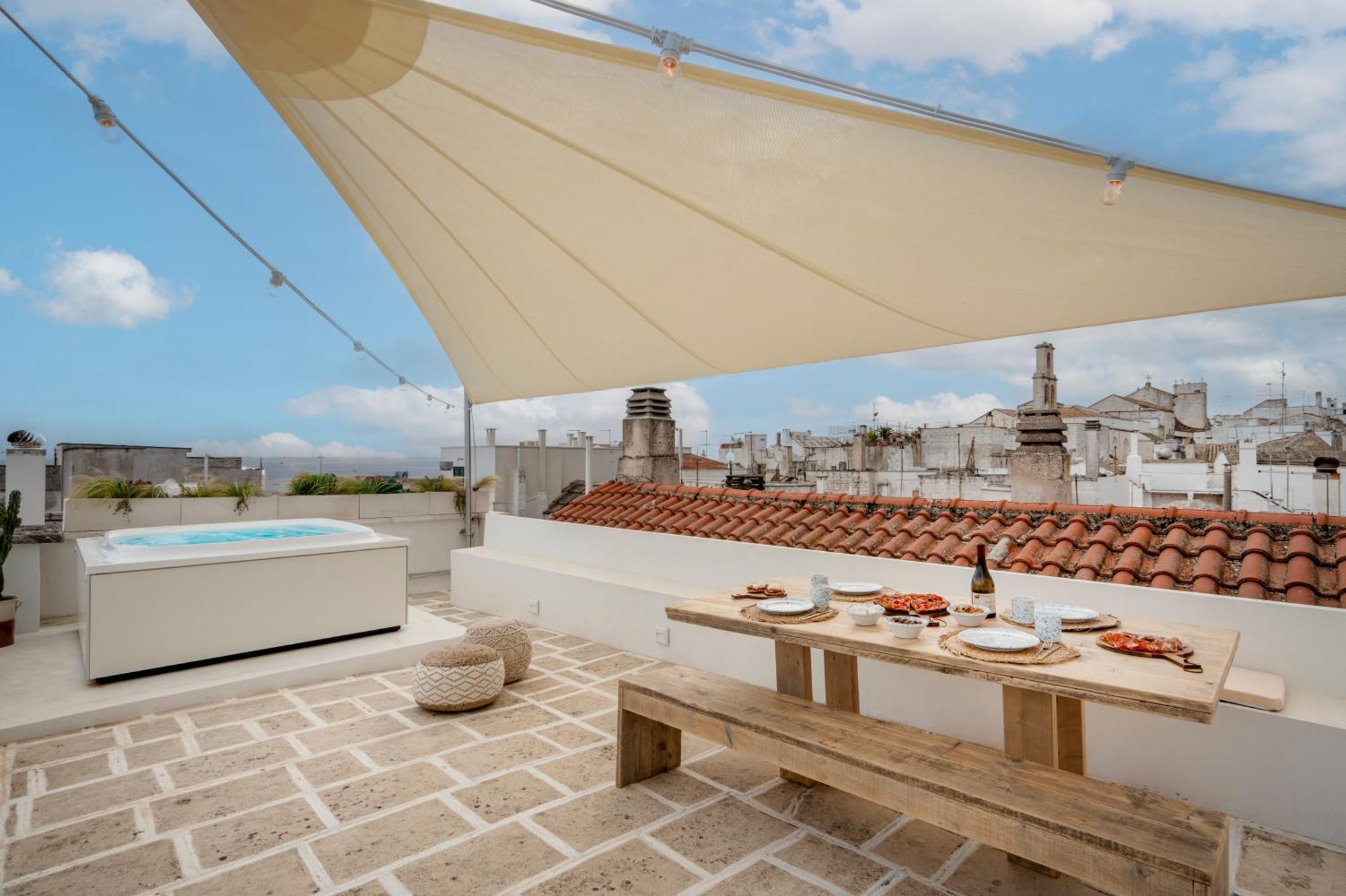 Apartamento Casa U Burie, Casa Design Con Terrazza Panoramica E Jacuzzi Cisternino Exterior foto